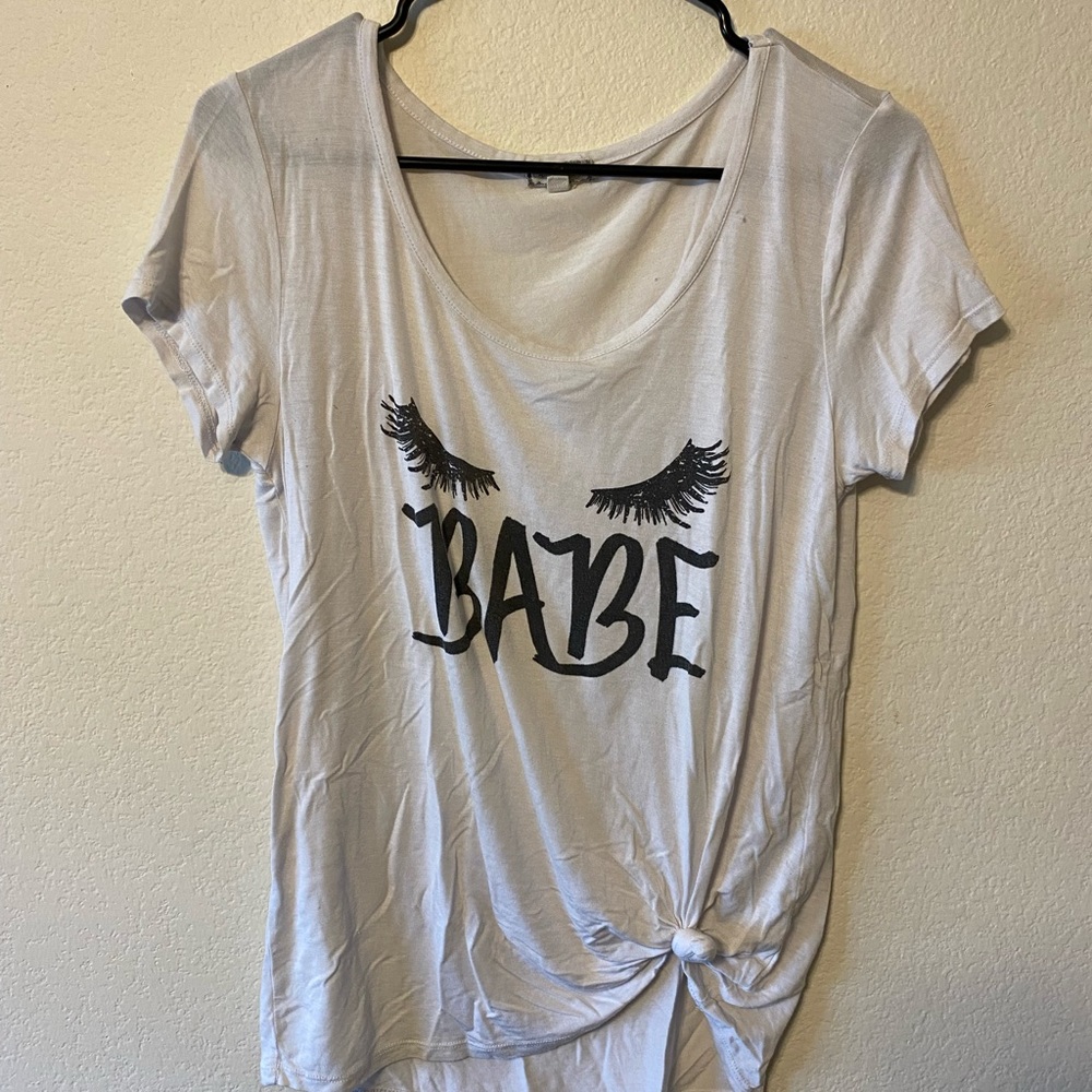 Eyeshadow, black and white babe, T-shirt